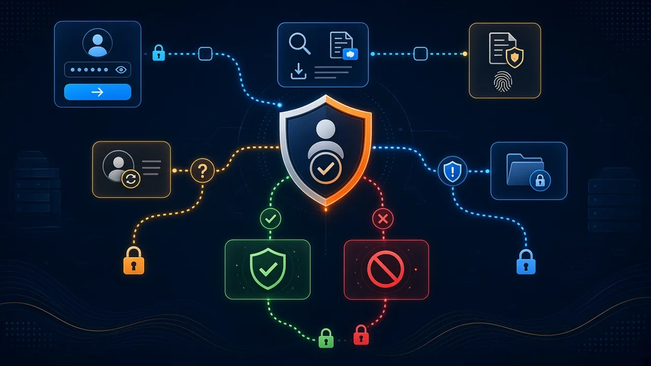 SiARA Shield human verification gate on login, search, download and sensitive digital journeys