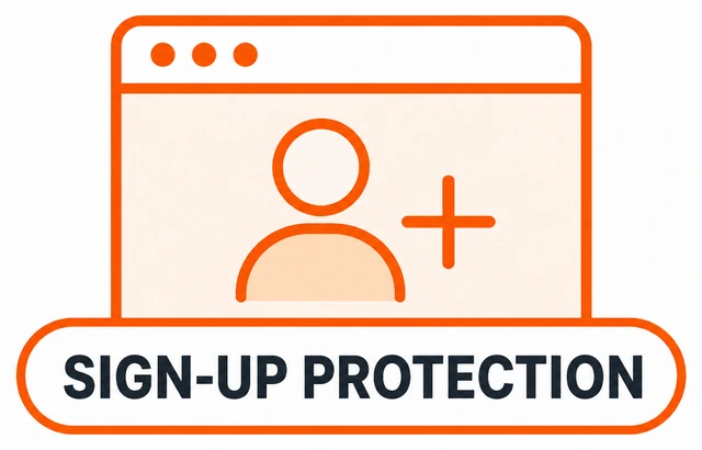 Sign-up protection