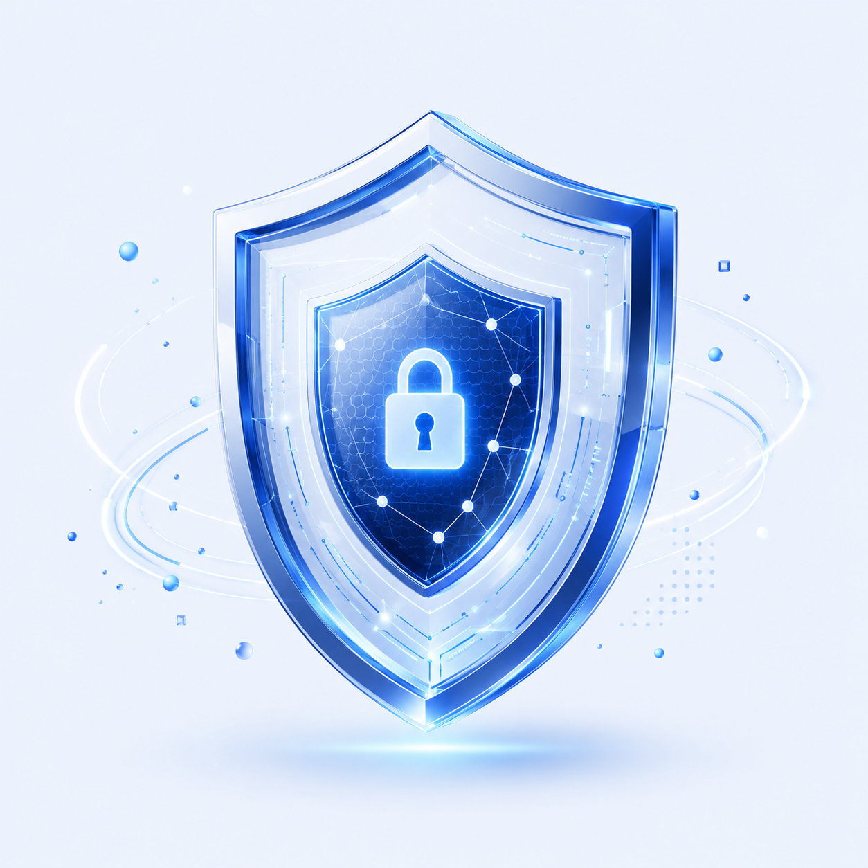 Human verification shield background