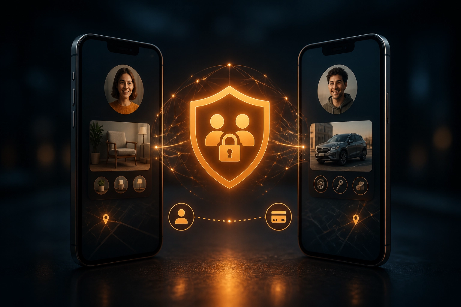 SiARA Shield protecting peer-to-peer marketplace activity